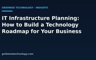 IT Infrastructure Planning: How to Build a Technology Roadmap for Your Business